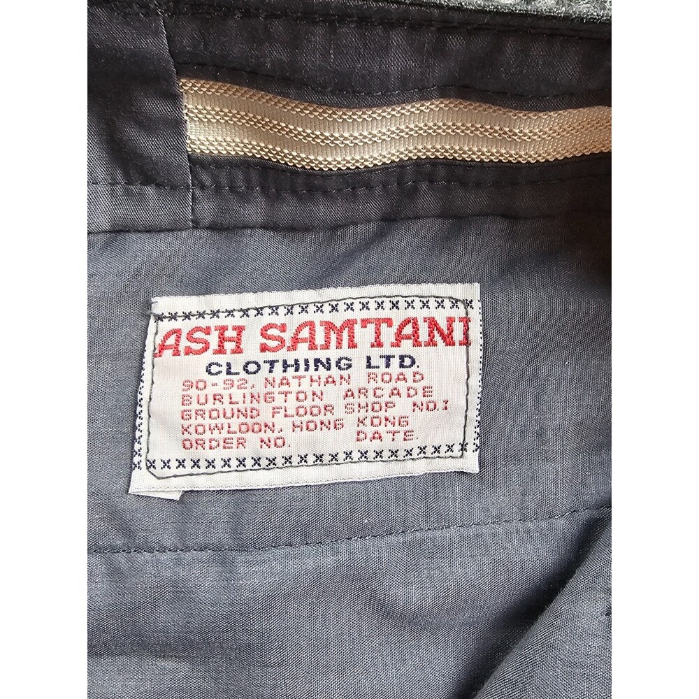 Men’s Gray Dress Pants Ash Samtani 46x30 Straight Leg Work Office Business Form View 6